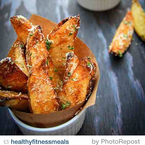 by healthyfitnessmeals "Oven Baked Potato Wedges Made by … Flickr