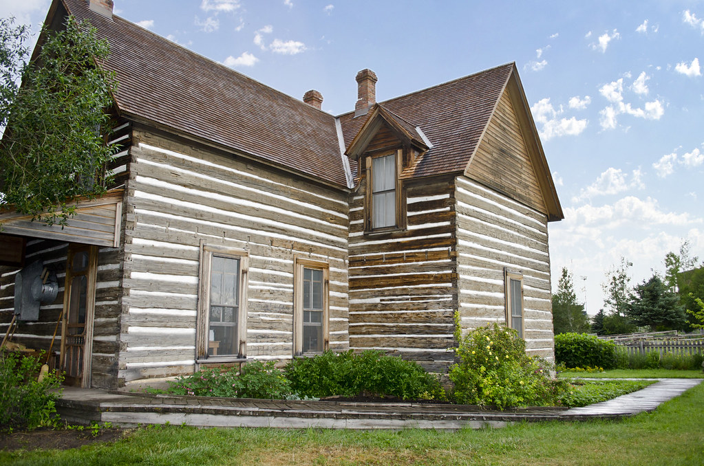 looking WSW at corner of house Tinsley Living Farm Museum of the