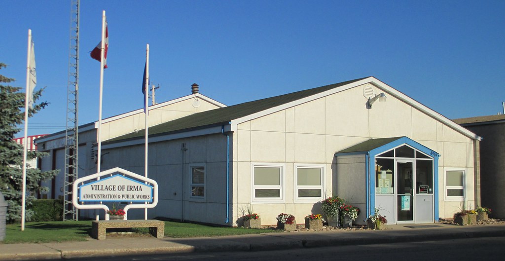 Irma, Alberta Town Hall Irma is located in the western par… Flickr