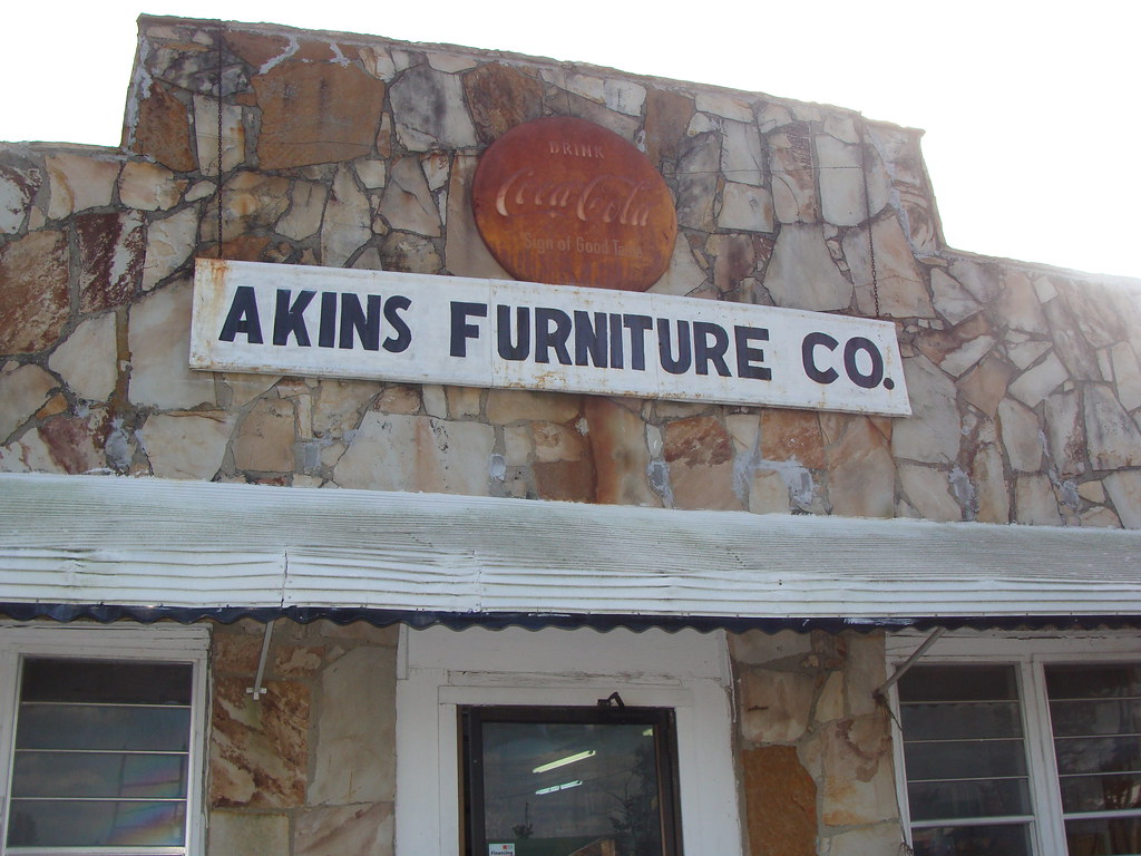 Akins Furniture Co. & Rusty CocaCola sign.Dogtown, Al.… Flickr