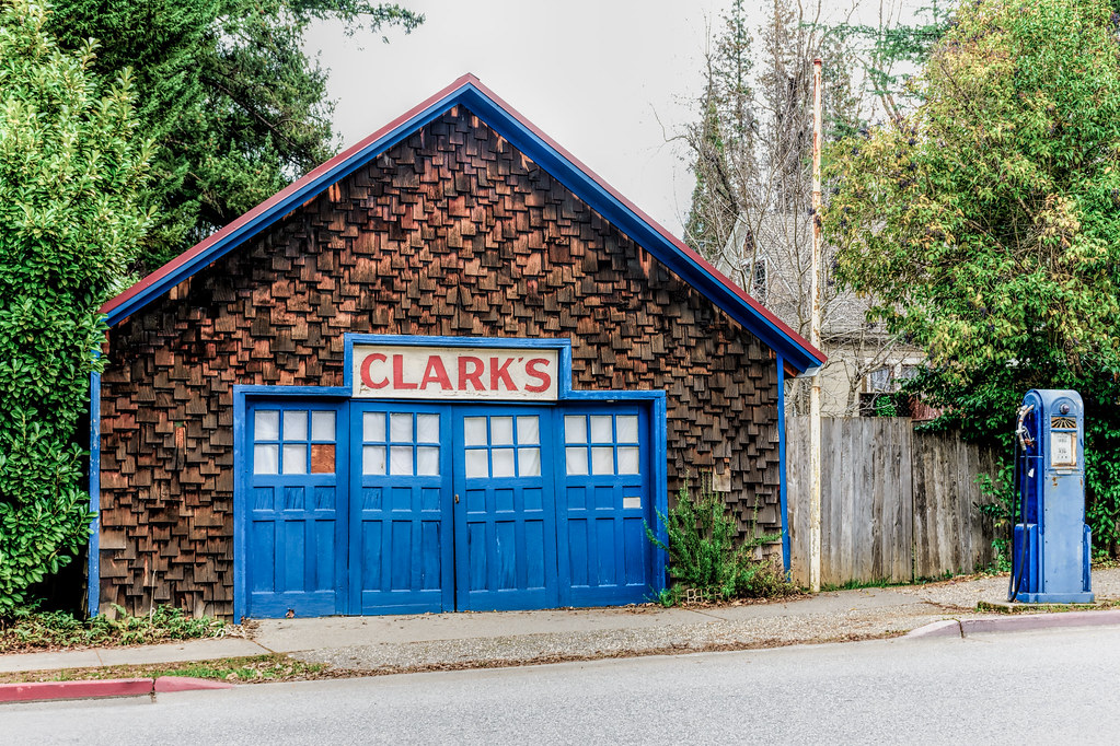 Clarks Garage Clarks Garage on Zion Street in Nevada City.… Flickr