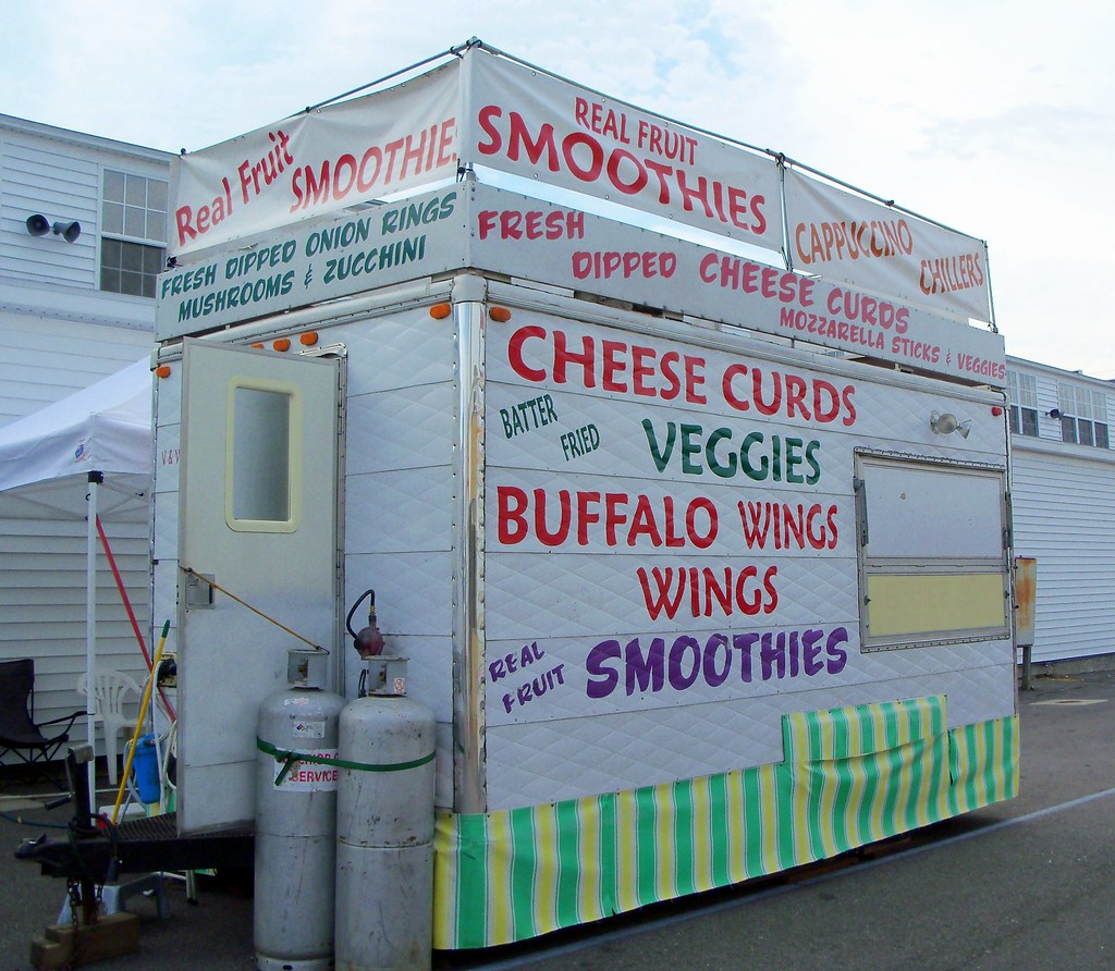 Cheese Curds/Smoothies/Buffalo Wings Trailer. Mark Flickr