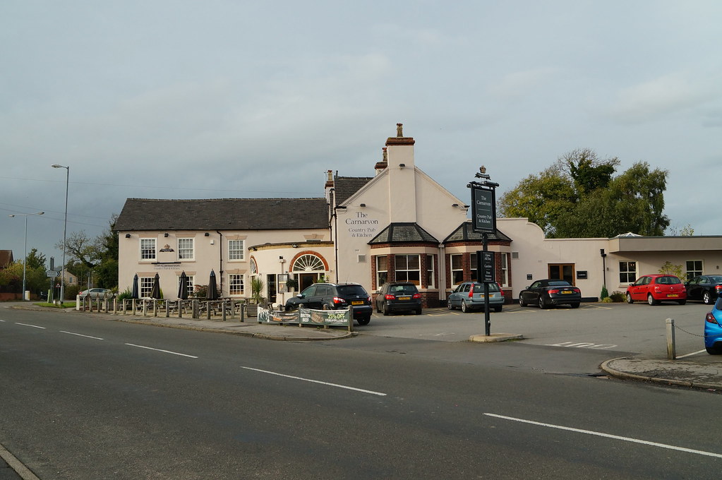 Teversal, Notts. The Carnarvon. The local pub and diner. Richard