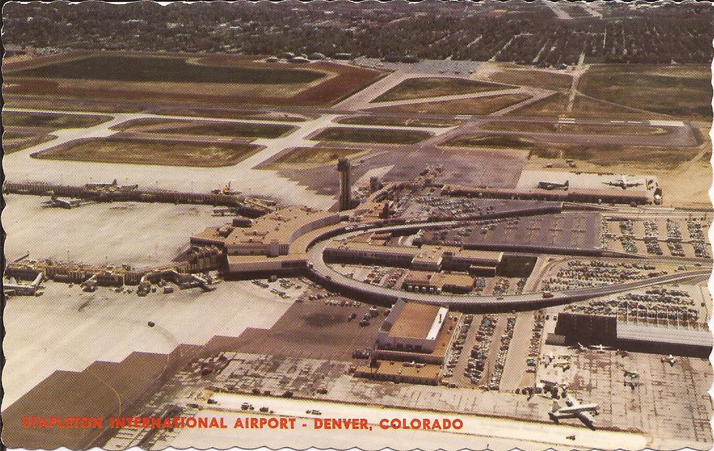 Denver Stapleton International Airport (DEN) postcard ci… Flickr