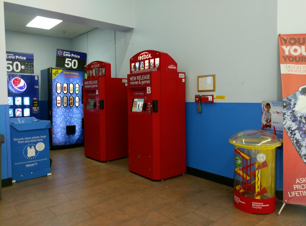 "Real" (red) Redboxes, at the Collierville Walmart Flickr
