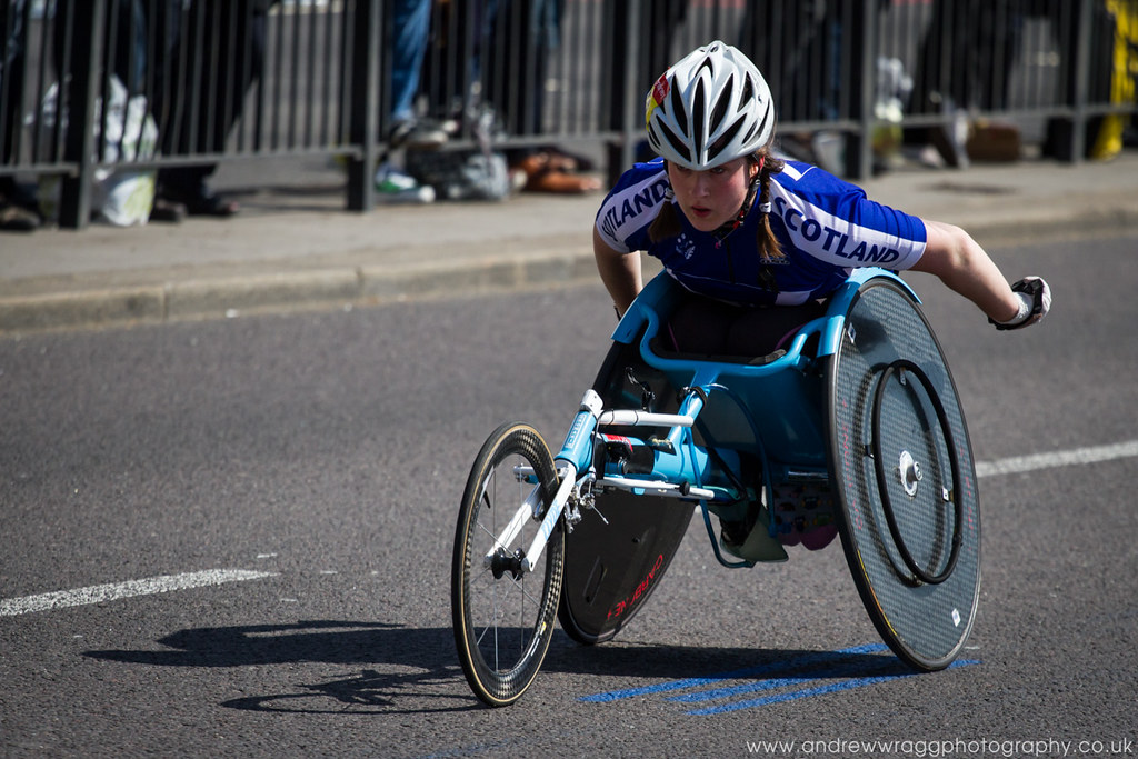 London Marathon 2013 Wheelchair Racer Wheelchair racer
