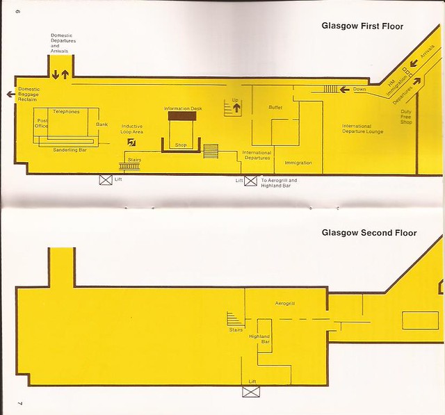 Glasgow Airport (GLA) terminal map (first & second floors)… Flickr