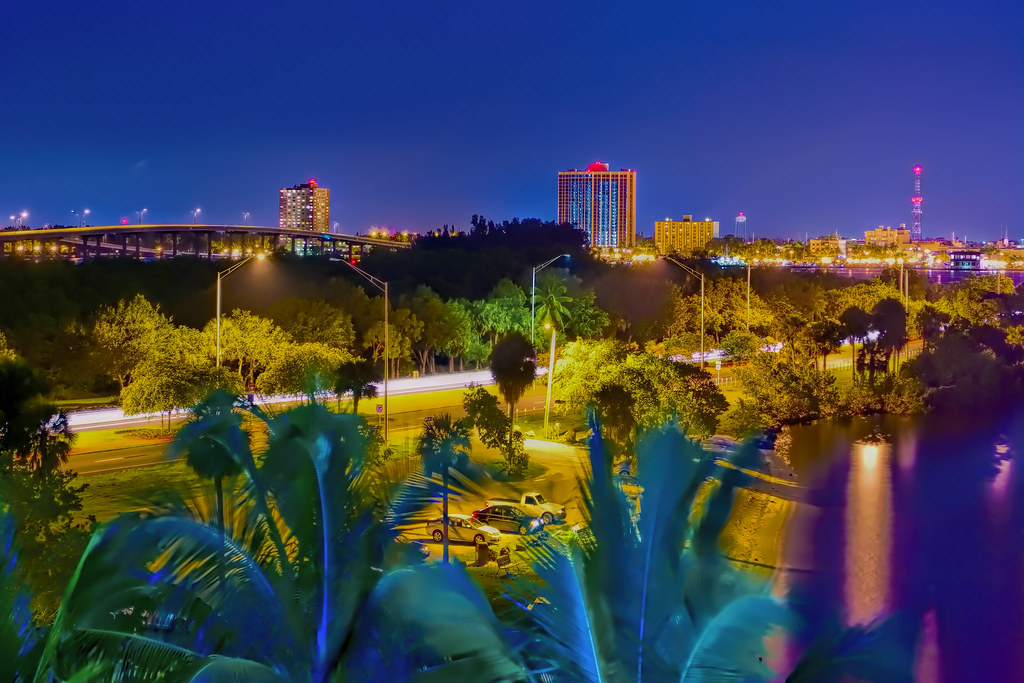 View of downtown Fort Myers, Florida U.S.A. along the bank… Flickr