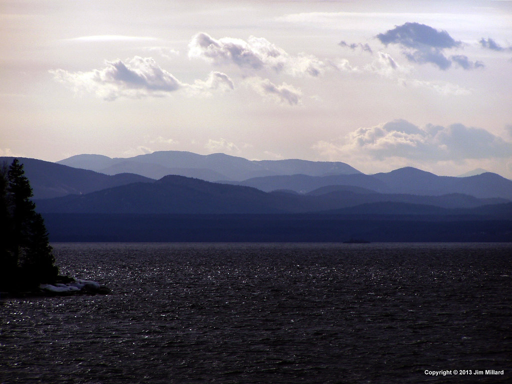 Rockwell Bay and the Adirondacks View from South Hero, Ver… Flickr