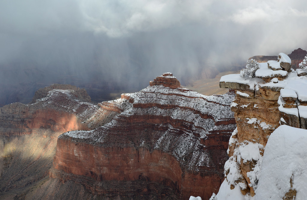 Grand Canyon National Park Winter Storm from Mather Point… Flickr