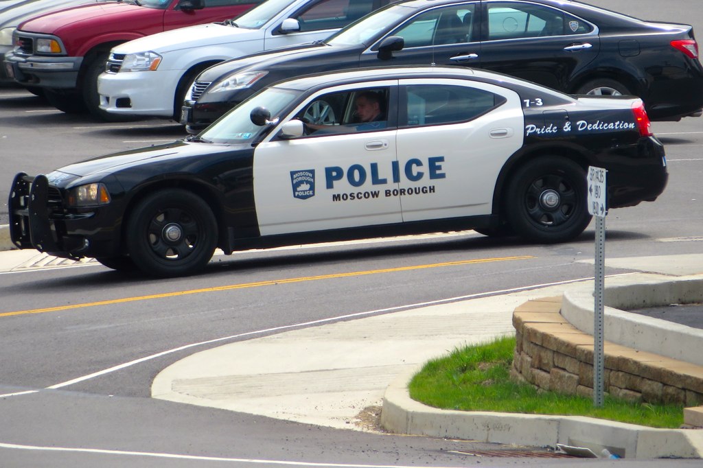 Moscow Borough PD A police cruiser of Moscow Borough, PA o