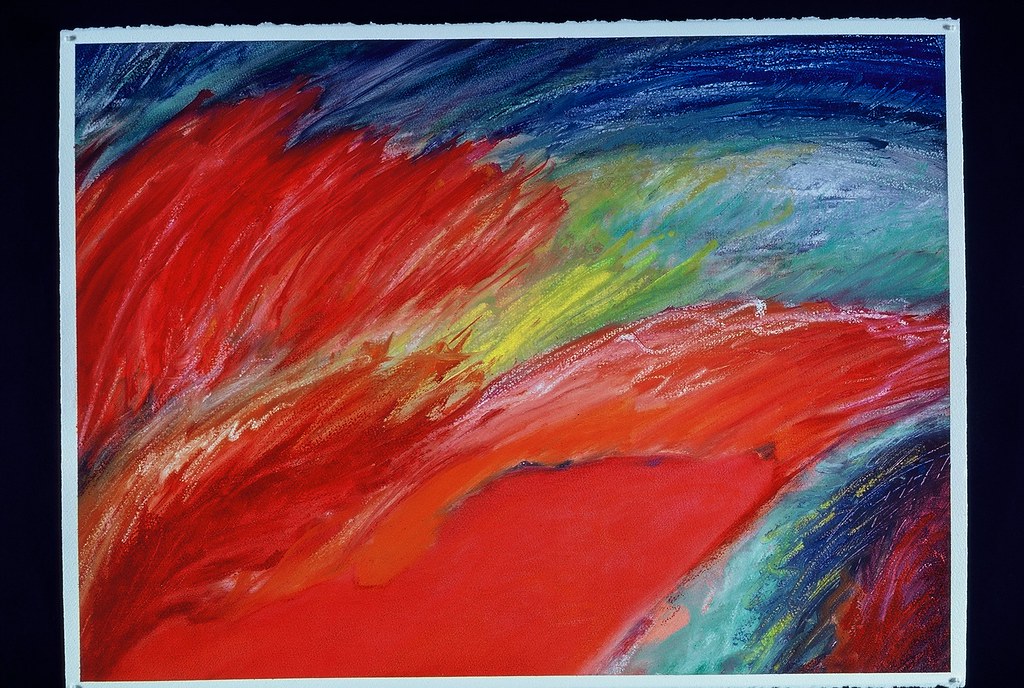 Untitled S 27, oil on gessoed paper, 22" x 30" © Pamela … Pamela