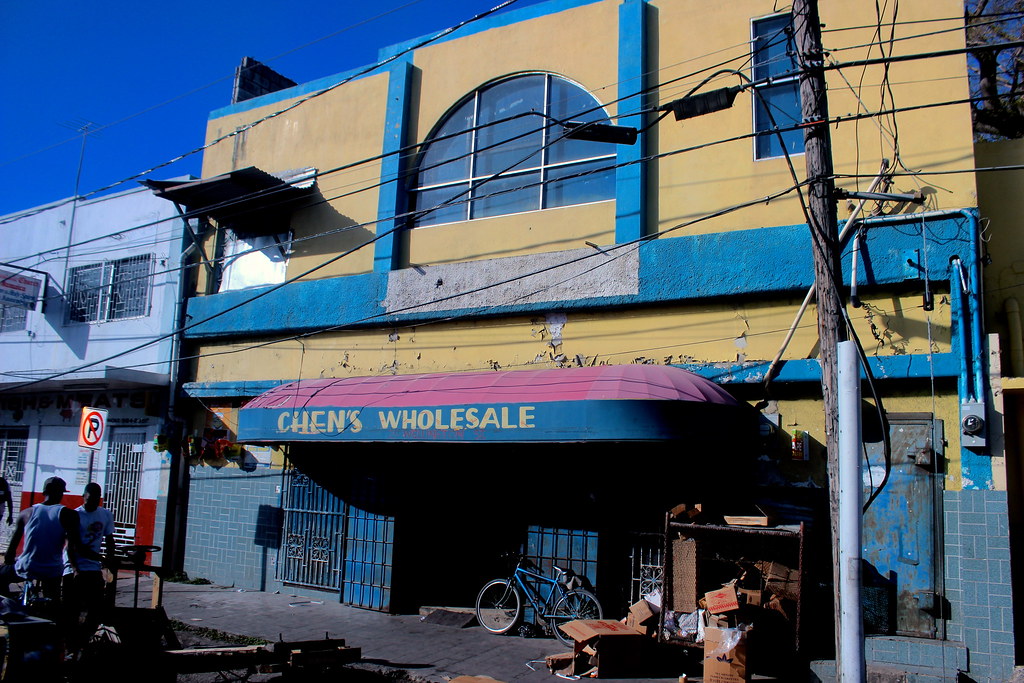 Spanish Town Colourful Shops... algiewebb Flickr
