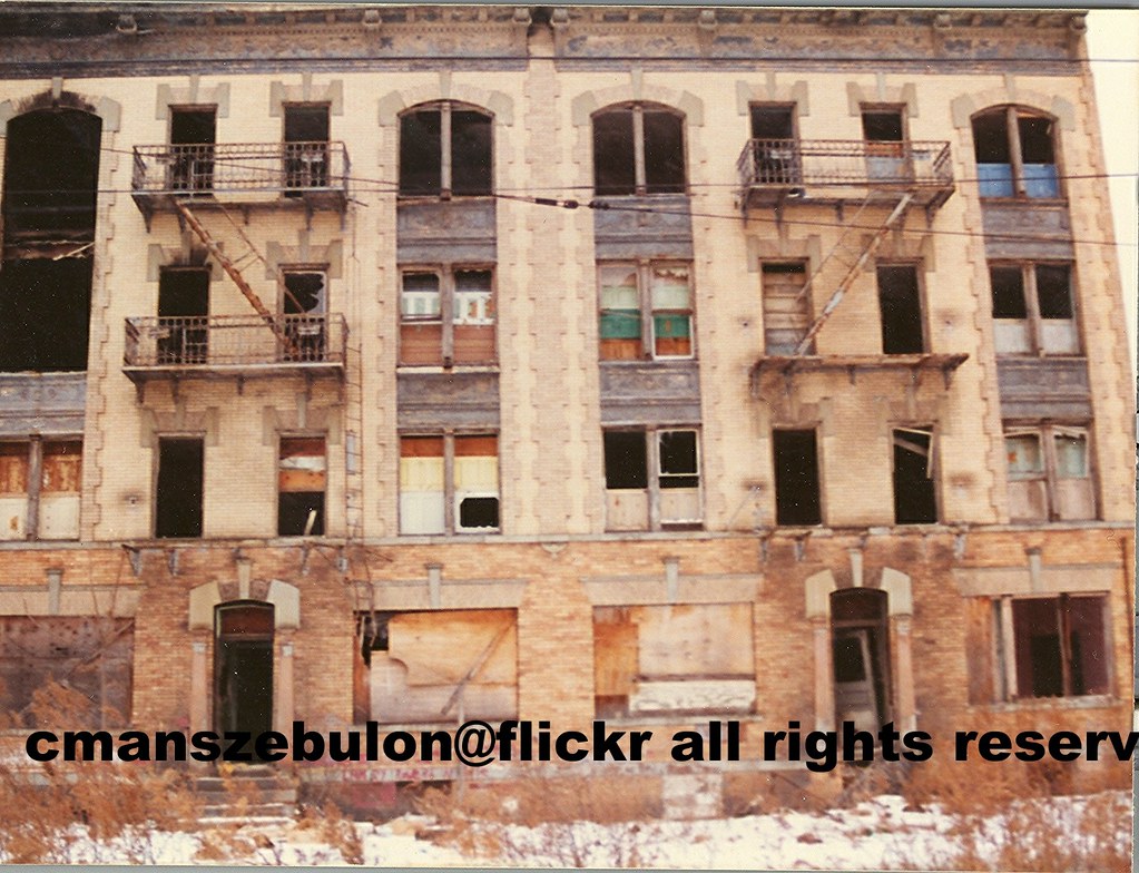 Abandoned Apt Building. Newark, NJ c.1984 Scanned Photo Flickr