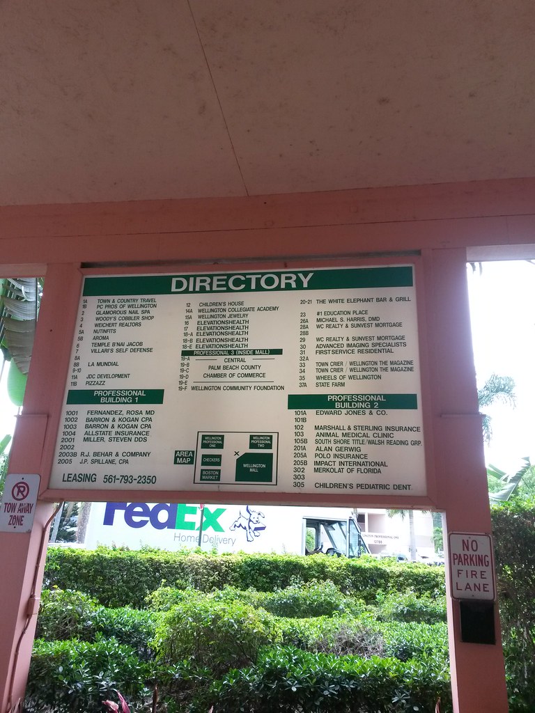 "Old" Wellington Mall, Wellington FL Directory located out… Flickr