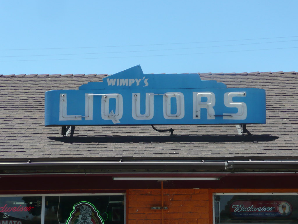 WIMPY'S LIQUORS SANTA MARIA CA. Frank Kelsey Flickr