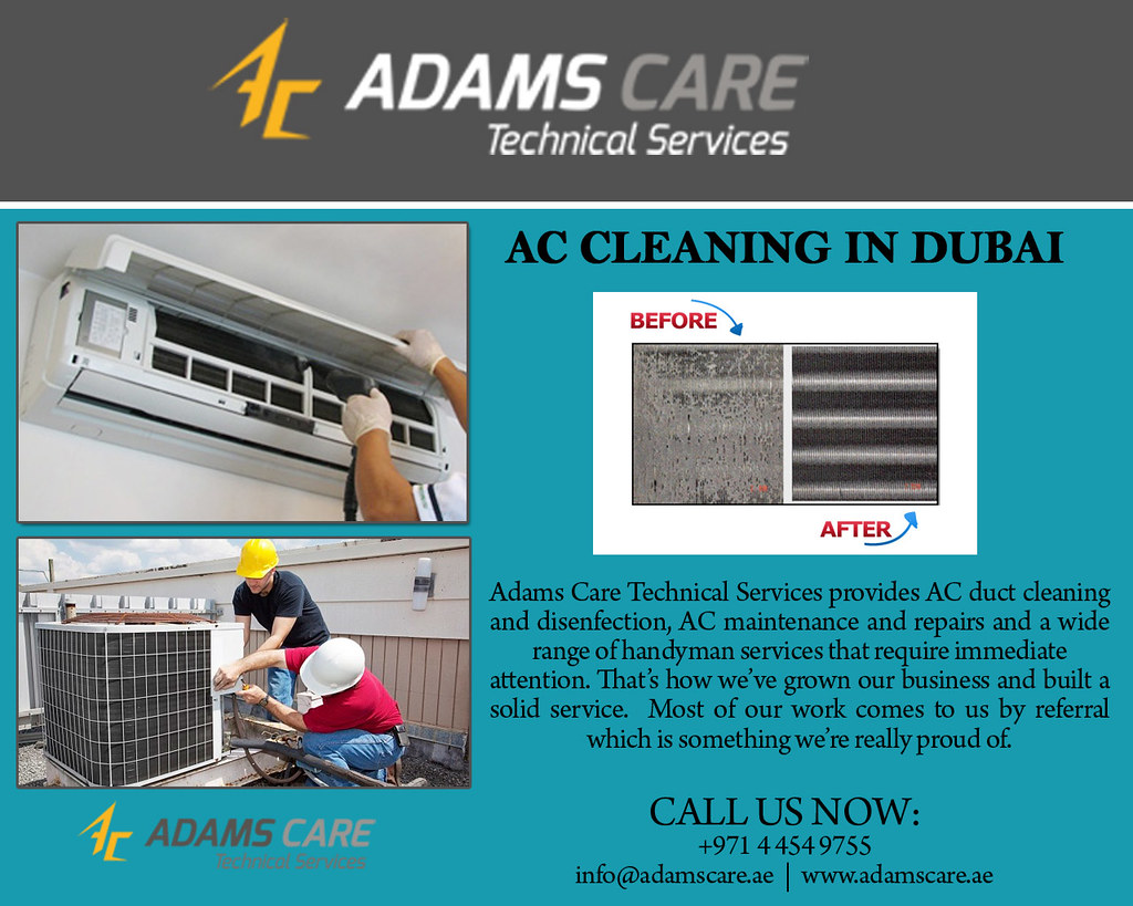 AC Cleaning in Dubai Adams Care Technical Services provide… Flickr