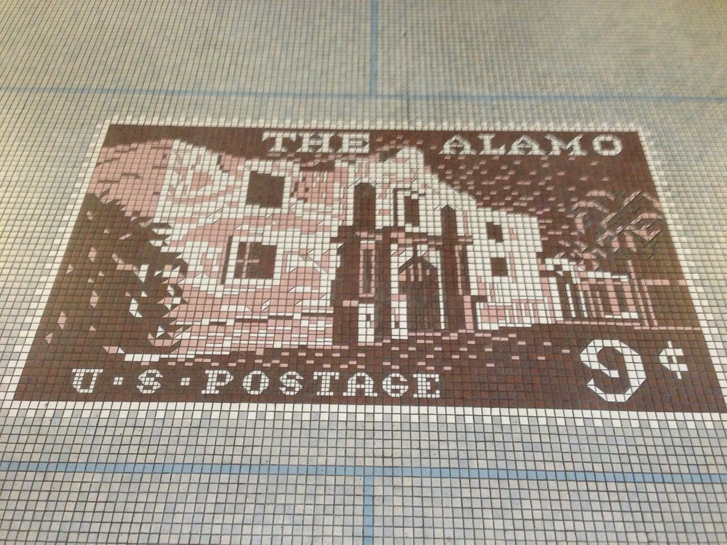 USPS El Paso, Texas 79901 The Alamo commemorative tile… Flickr