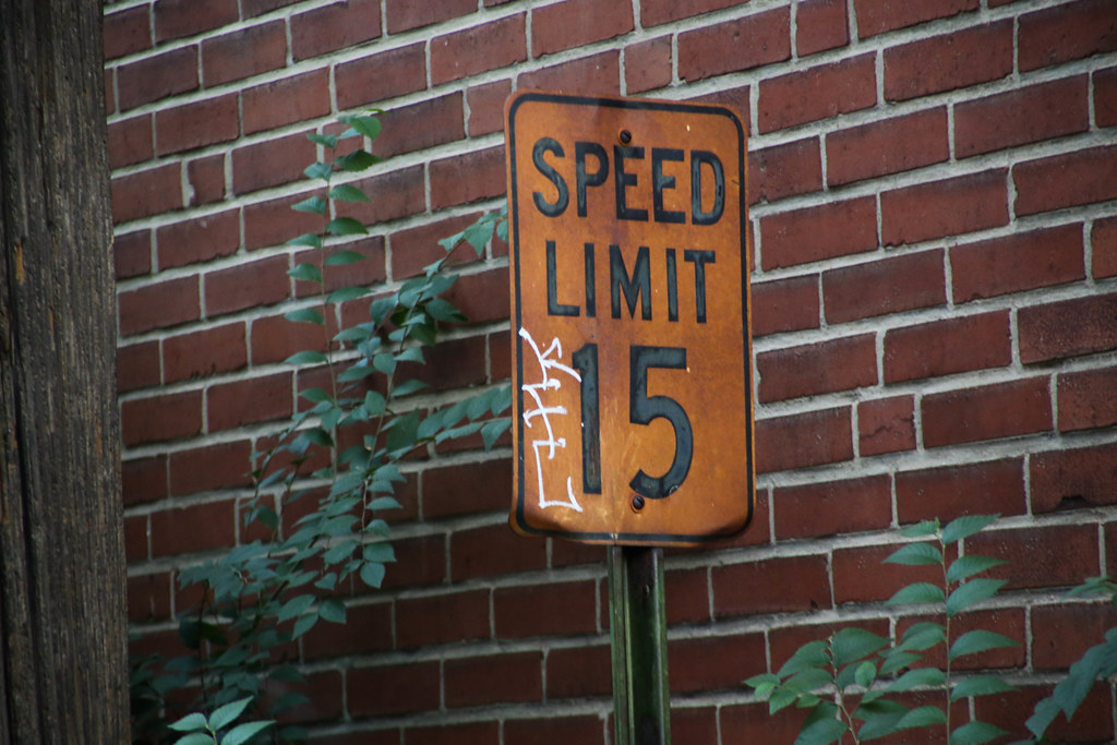 Alley Speed Limit Paul Sableman Flickr