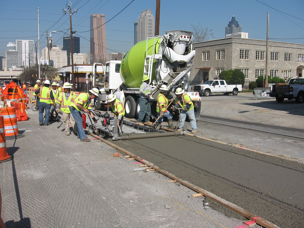 Atlanta Streetcar Construction Central Atlanta Progress Flickr