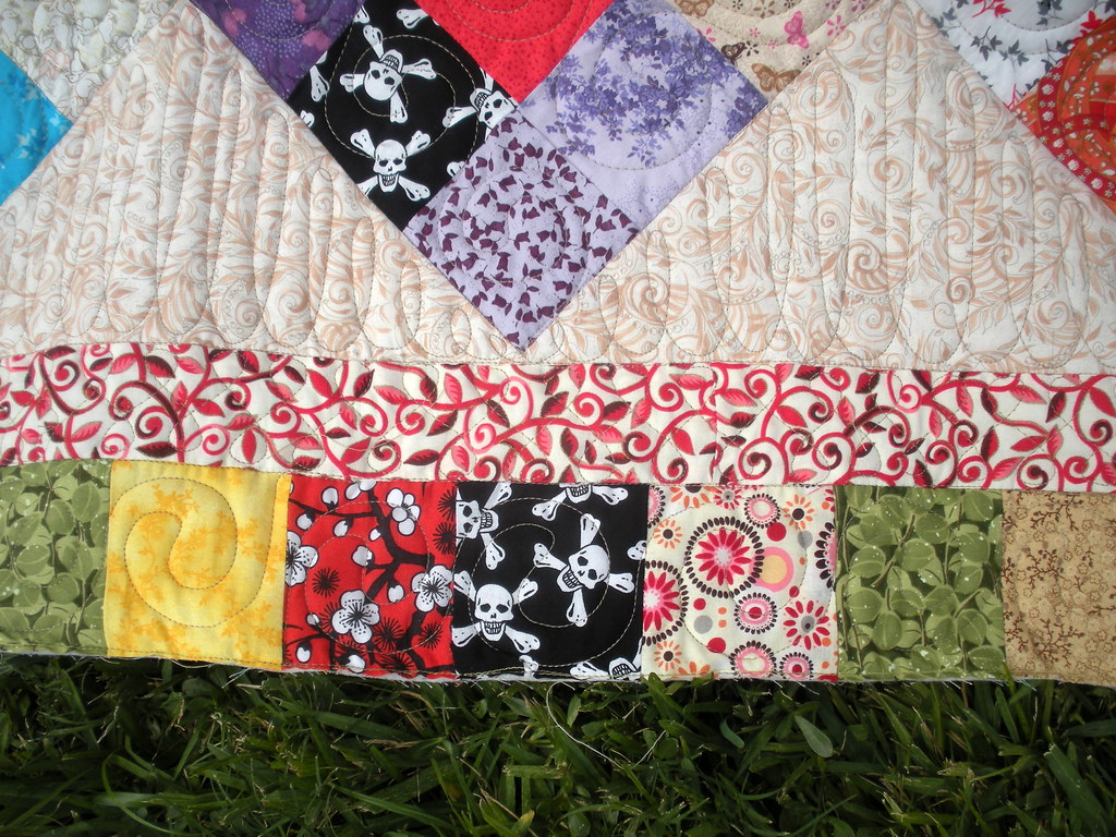 GALLOWAY NINE PATCH SCRAP QUILT Made by Alexandra Gallow… Flickr