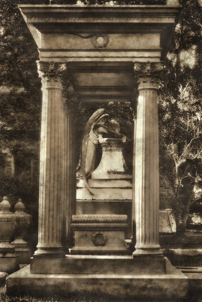 Weeping Angel of Scottsville Cemetery in Scottsville, TX. … Flickr