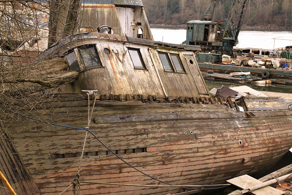 140404103 Boat junkyard, er, junkarea, at the edge of Mi… Flickr
