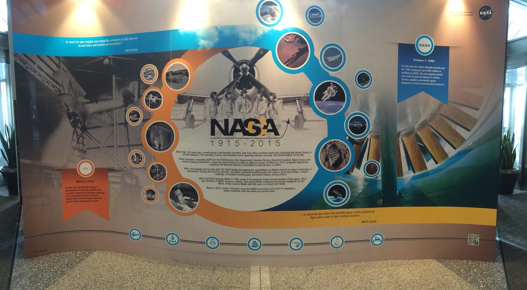 NACA/NASA history display at HQ Paulo O Flickr