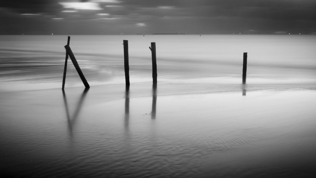 Woodmans Point Old Jetty B&W Alan Flickr