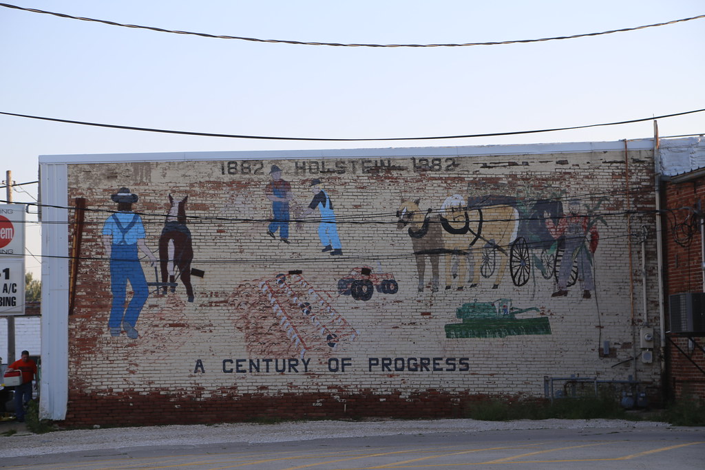 Holstein Iowa, Mural Art, Ida County IA Google Map Officia… Flickr