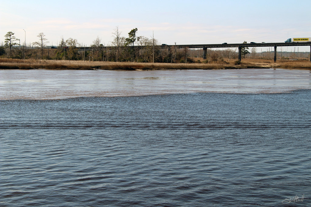 Meeting of two rivers Here is where two rivers join in dow… Flickr