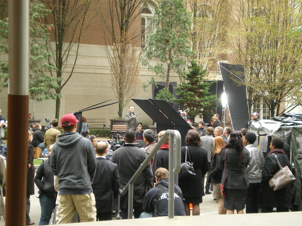 Anna and Seth Filming a Scene Fringe filming episode 4.09 … Flickr