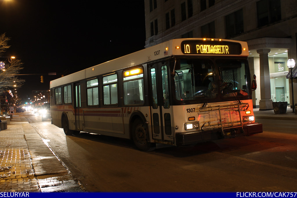 Akron Metro Holiday Schedule 2024 Akron Metro New Flyer D40LF 1307 2002 New Flyer seen in t… Flickr