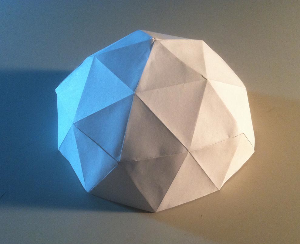 origami dome 2V geodesic dome robbykraft Flickr