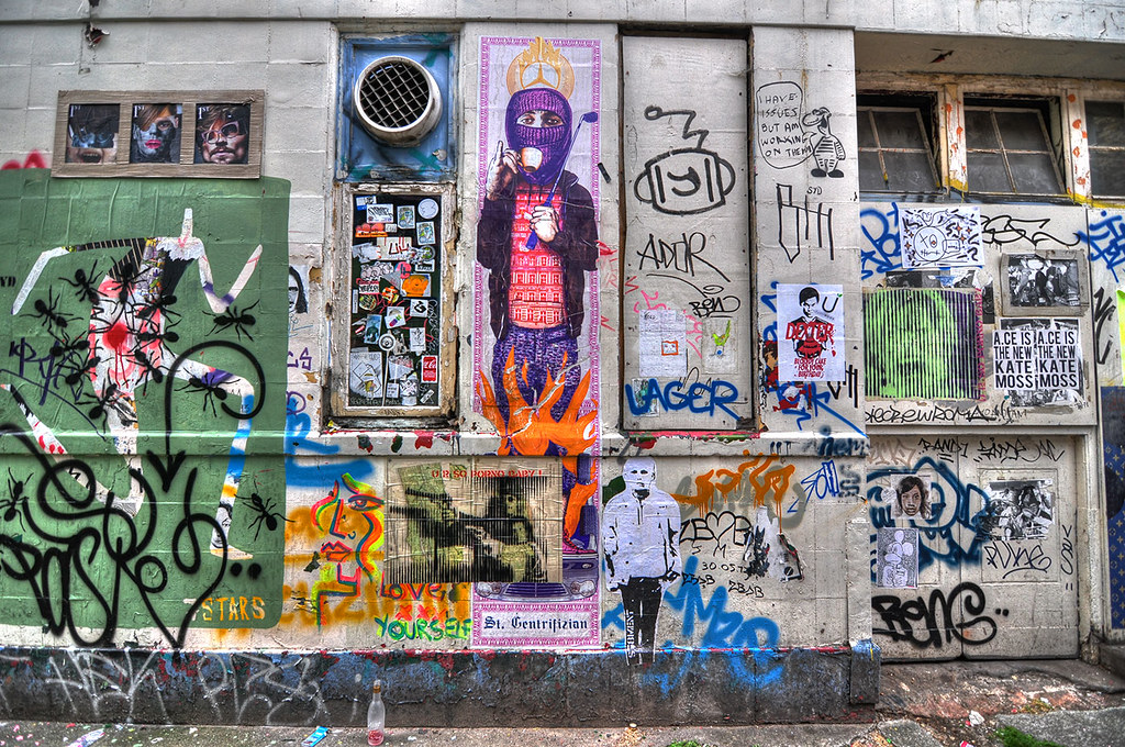 Taggers Hideout 2 Graffiti Street Art Old Street London… James