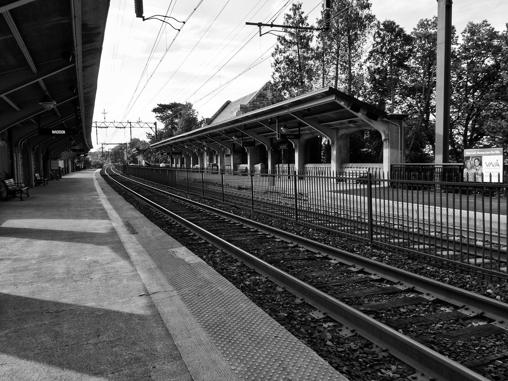 Madison Train Station The Madison, New Jersey train statio… Flickr