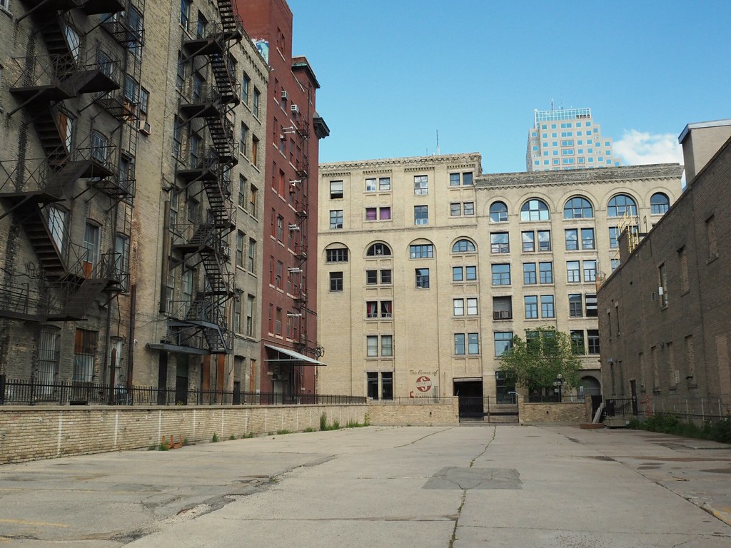 A Winnipeg Exchange District lot and buildings Dave Shaver Flickr
