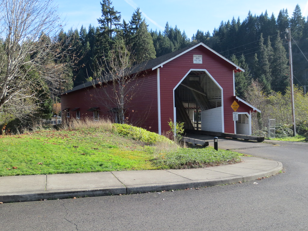 The "Office Bridge" (also called Westfir Covered Bridge) Flickr