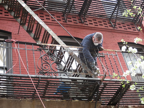 FIRE ESCAPE PAINTING NEW ROCHELLE NEW YORK M.D. FIRE ESCAP… Flickr