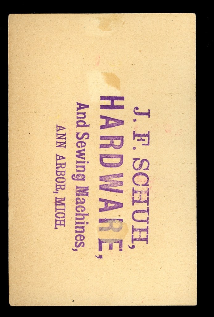 J. F. Schuh, Hardware and Sewing Machines, Ann Arbor, Mich… Flickr