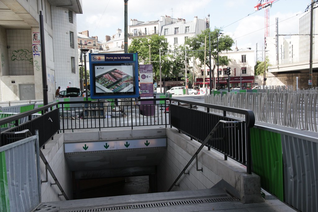 Metro Porte de la Villette Avenue Corentin Cariou Terra… Flickr