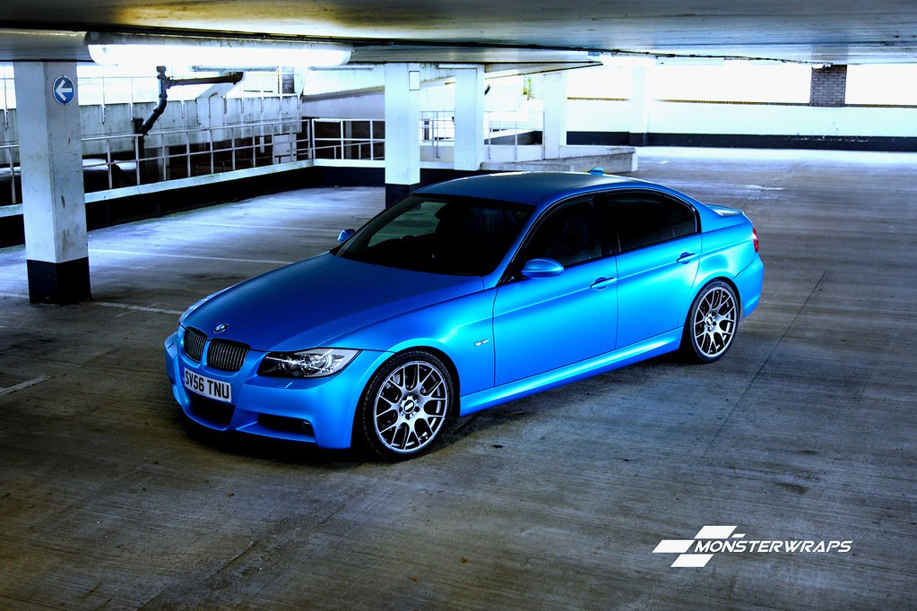 BMW E90 Satin Ocean Shimmer wrap a photo on Flickriver