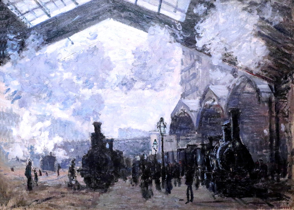 La Gare Saint Lazare Claude Histoire Des Arts Nouvelles Histoire