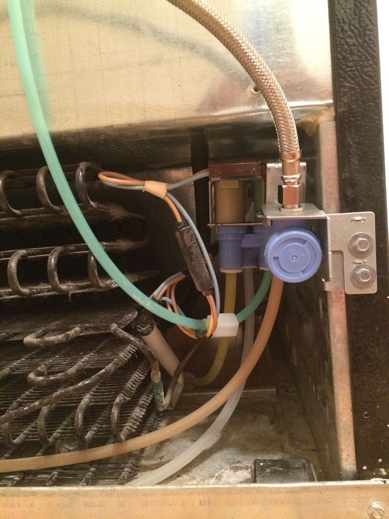 fridge water valve, installed jencg Flickr