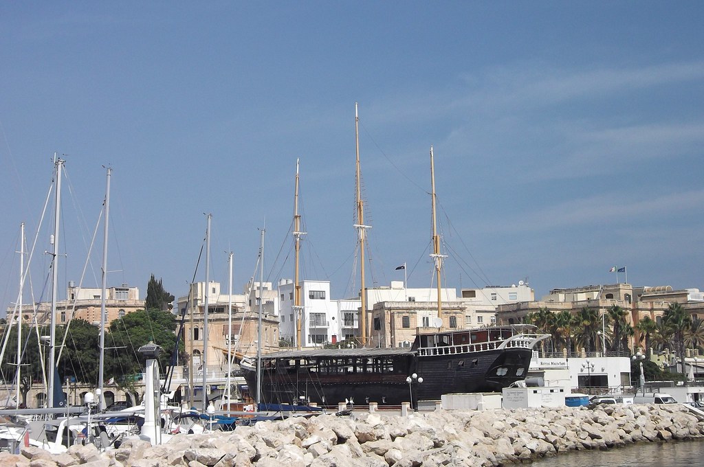 The Black Pearl, Restaurant, Selima Creek, Malta Views fro… Flickr