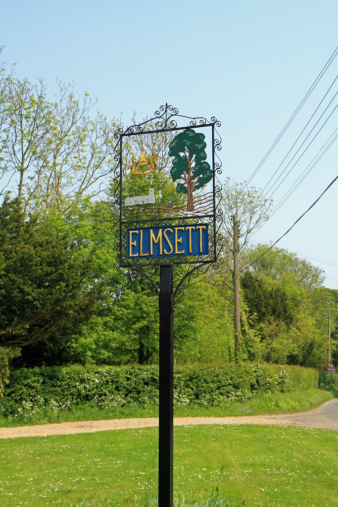 Village sign Elmsett, Suffolk GWUK1139 Uploaded for the G… Flickr