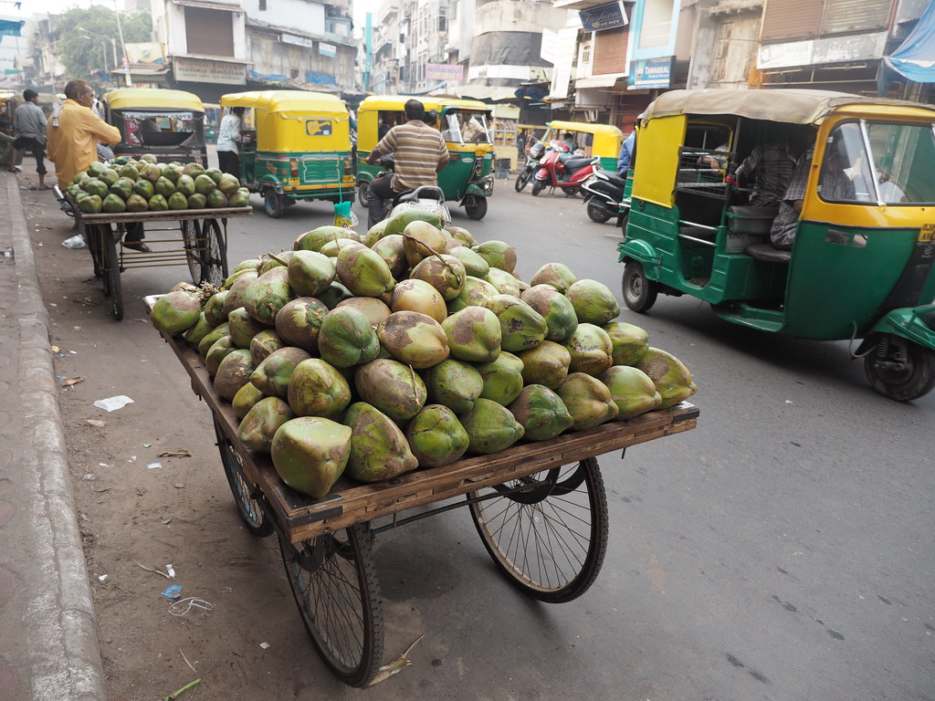 Coconut Cart Ahmedabad Gujarat India Kokosnüsse Indien (C)… Flickr
