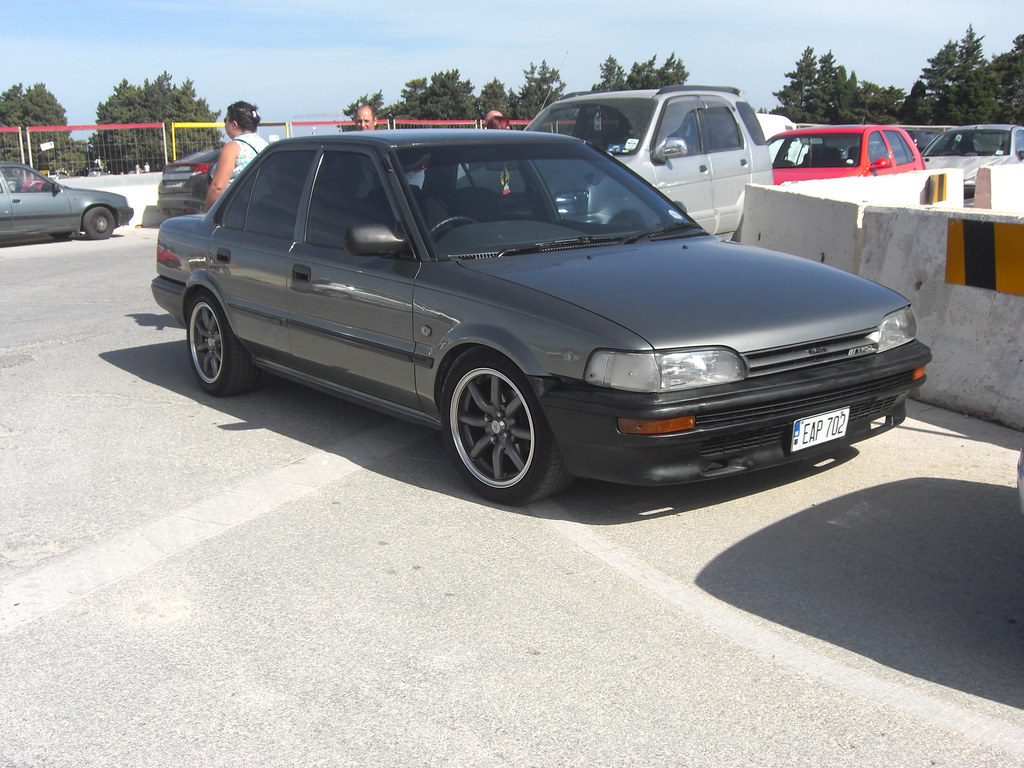 TOYOTA COROLLA E 90 saloon Malta. Very popular at one time… Flickr