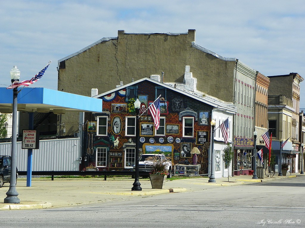 Downtown Attica, Indiana Joy Castello Flickr