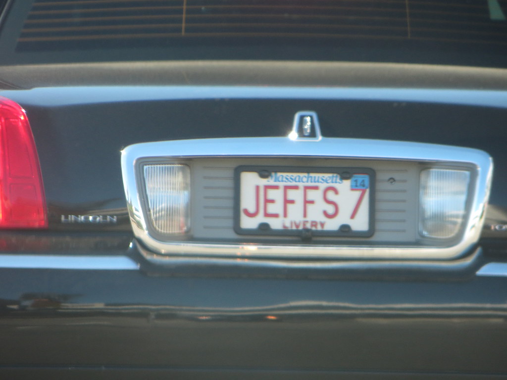 Massachusetts Livery Vanity License Plate Livery vanity pl… Flickr